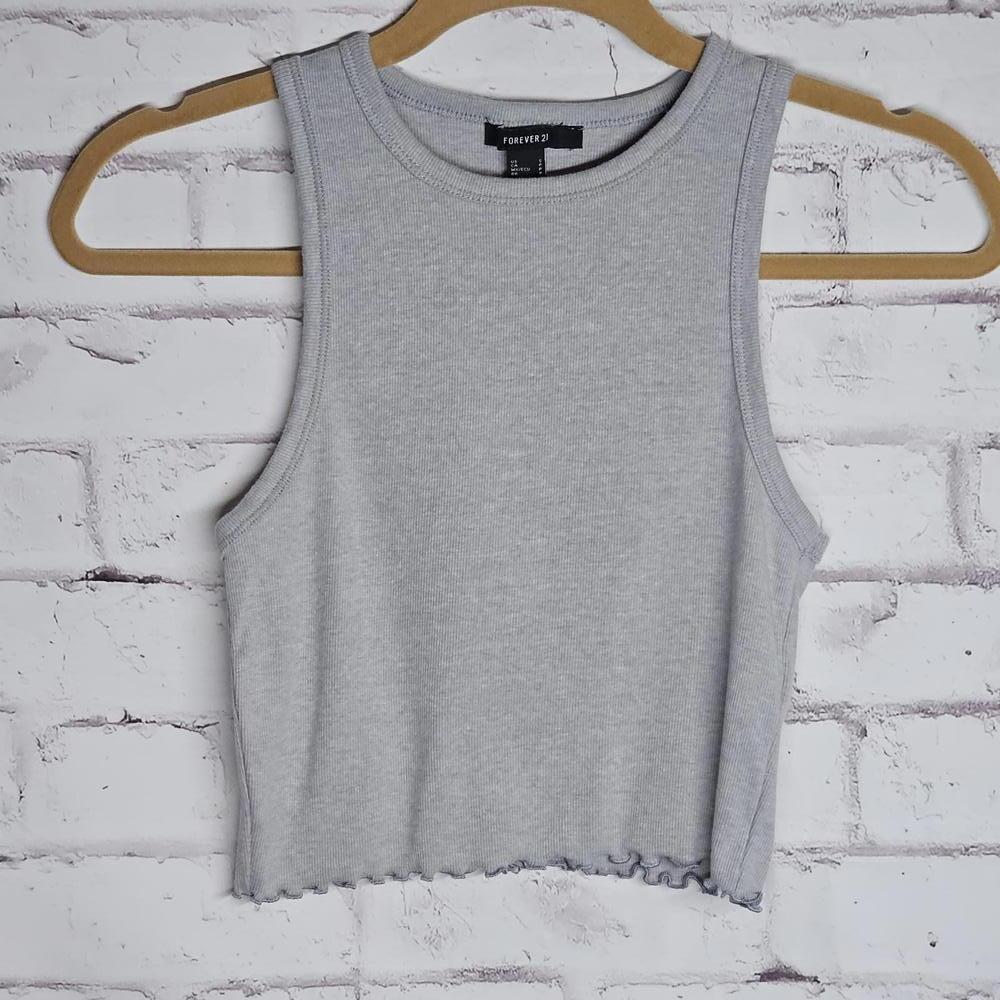 Forever 21 Grey Ribbed Tank